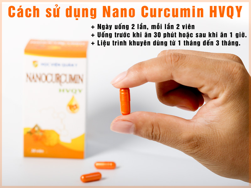 Cách sử dụng Nano Curcumin HVQY