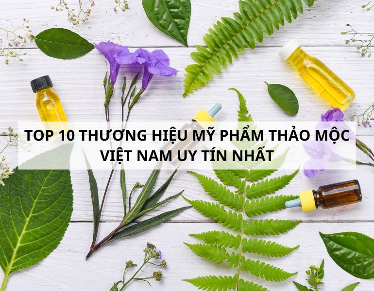 Top 10 thương hiệu mỹ phẩm thảo mộc Việt Nam uy tín nhất